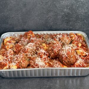 Tortellini with Meatballs - Family Style